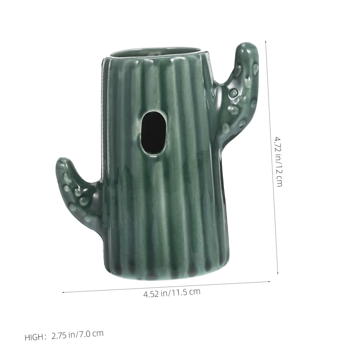 BESPORTBLE 5stücke Ceramic Hamster Wasserflasche Cactus Design Für Kleine Haustiere Sicher Und Stabil Als Käfig-Dekoration Leicht Zu Reinigen