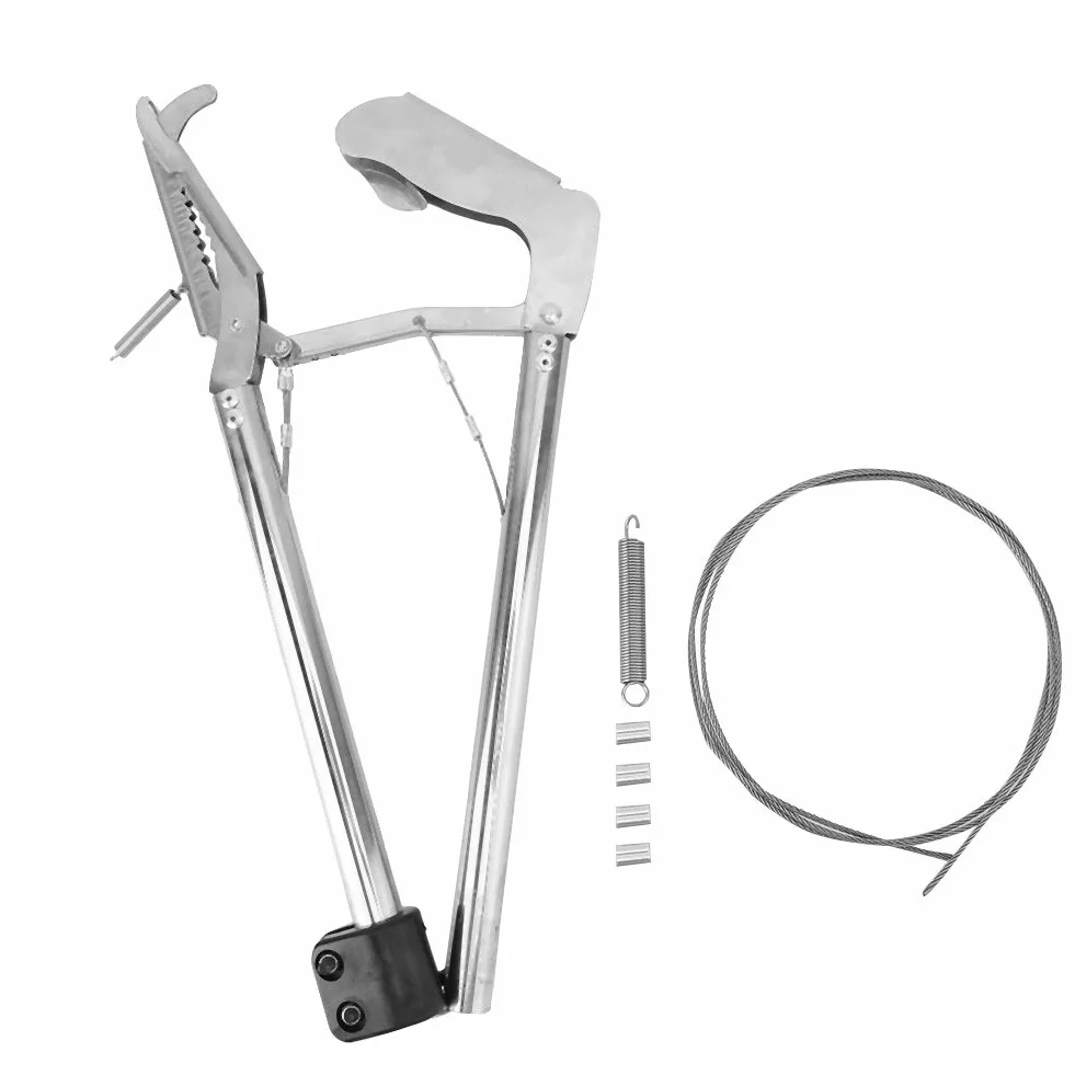 Pssopp Schlangenfänger Schlangenzange Faltbarer Schlangenfänger Reptilienfänger Stick Reptilien Grabber Catcher Reptile Grabber Tool mit Schloss(100cm)