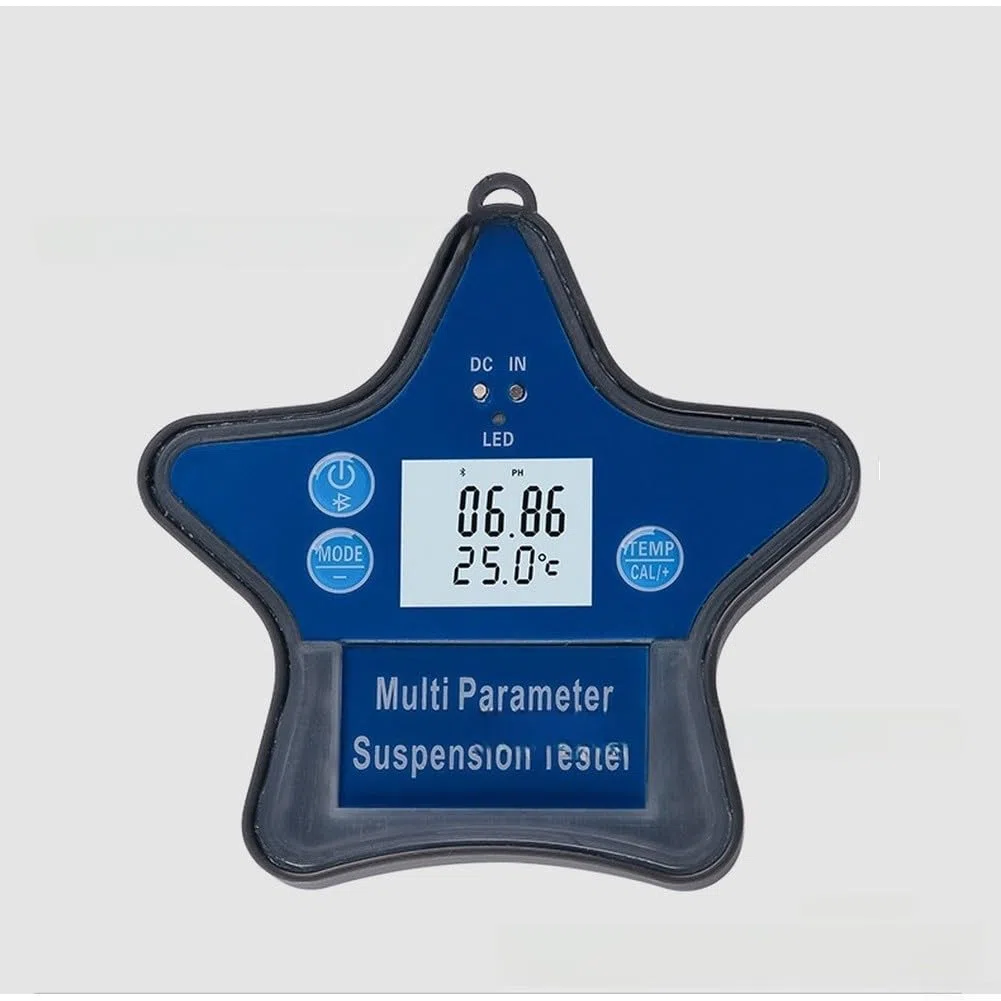 Kabelloser Wasserqualitätstester, kompatibel mit Tuya Smart App, digitales pH-ORP-Salzmessgerät für Pool Aquarium Labor, Hochsensor Echtzeitdaten