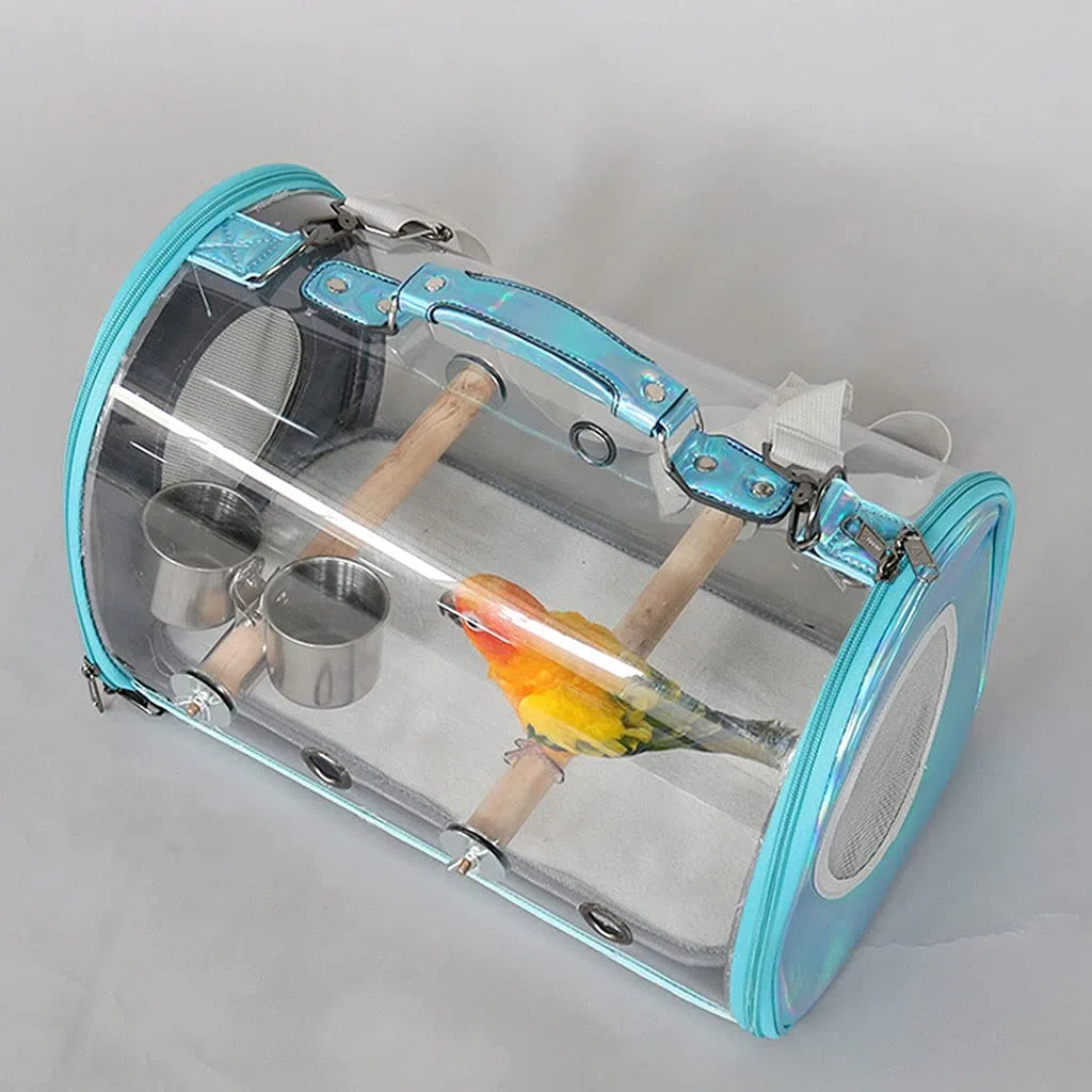SUNESA Vogelvoliere vogelkäfige Pet Bag Papagei-Vogel aus dem Käfig Vogelkäfig Messenger Reisekäfig Tragetasche, Kleiner Vogel, Kanarischer mit Feeder Vogelhaus
