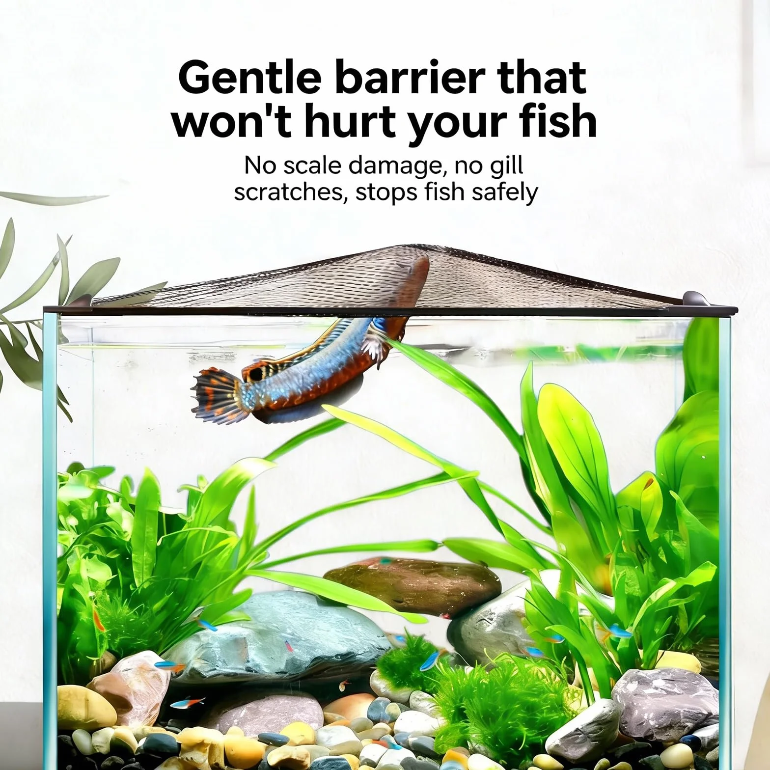 Aquarium-Deckel, Abdeckung für Aquarien, verstellbarer Netzdeckel, für Reptilienbecken, ausbruchsicheres Netz