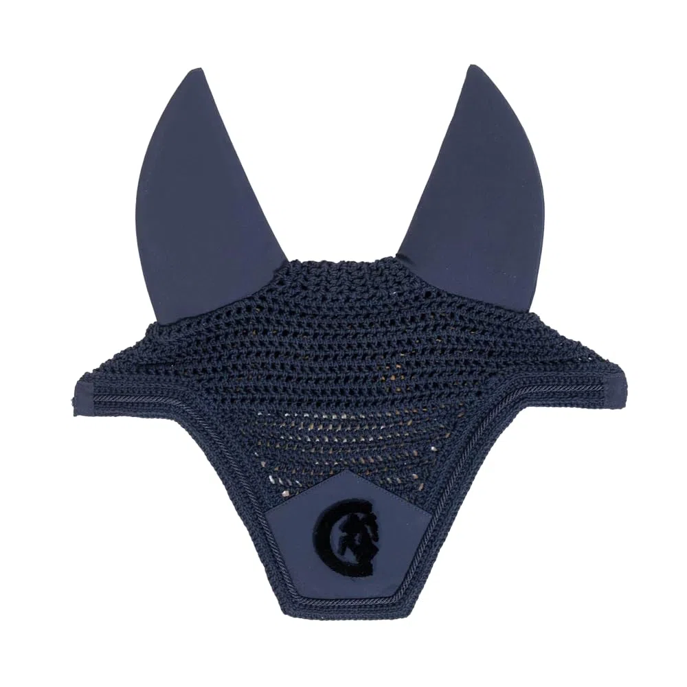 Kentucky - Fliegenhaube Wellington 3D Logo soundless Schwarz Full