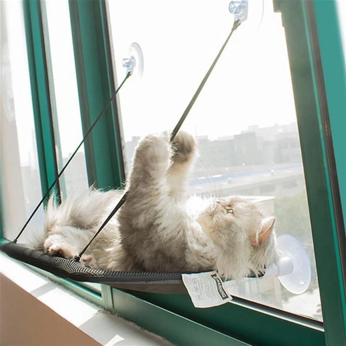 Haustierbett Katzenfenster-Hängematte, Katzenfenster-Barsch, Katzenfensterbett hält bis zu 55 lbs Katzenhängematte