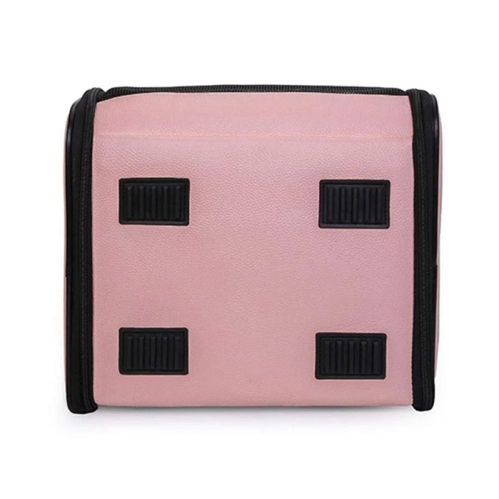 Vogel Rucksack Rosa Vogelkäfig Atmungsaktiver Träger Rucksack Faltbare Leichte Reise Mehrzweck Pu Mesh Pet Parrot Bag 2St