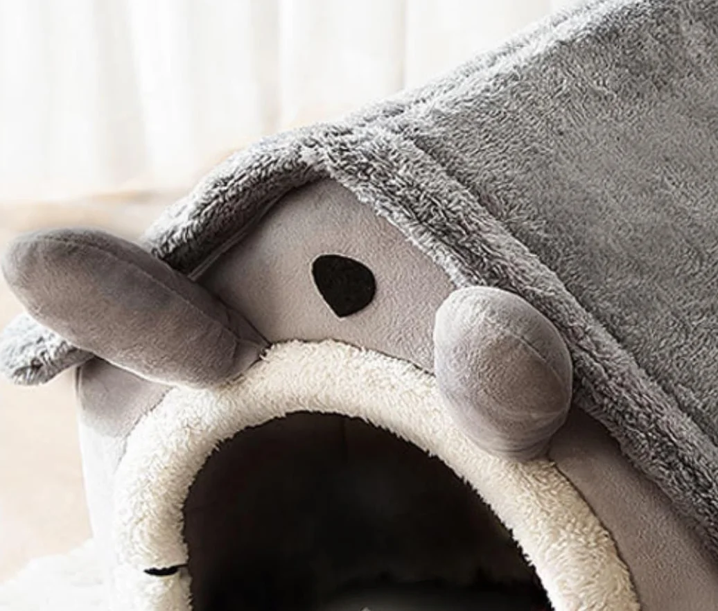Hundekorb Hundebett Katzenbett Hundesofa Haustierbett, Weich, Lang, Plüsch, Weiß, Katzenbett, Rundes Katzenbett, Haus, Rundes Haustier-Hundebett Für Kleine Hunde, Katzennest Hundekörbchen Haustierbett