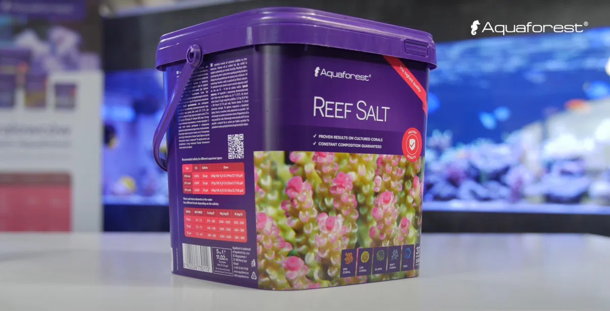 Aquaforest Reef Salt 22kg für Aquarien, Wasserbehandlung für Teiche, Wasserqualität für Fische aufrechterhalten, 22 Kilogramm, Granulat, 1E+1 Liter, Aquarium Reef Salt, Chemikalie, Salz, 470602031