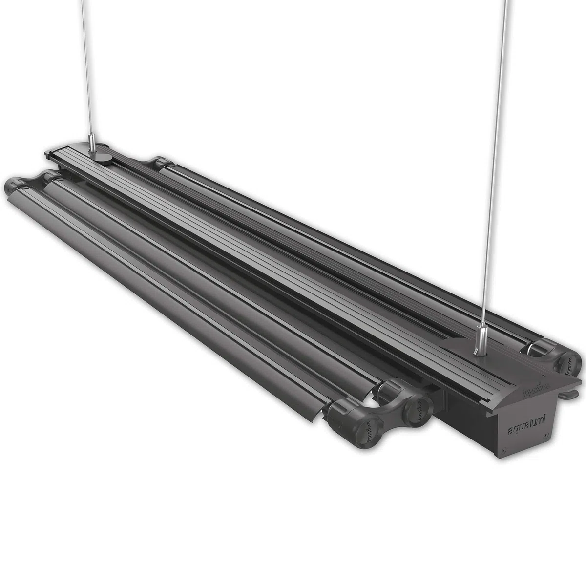 iQuatics Aquariumbeleuchtung zum Aufhängen, 120 cm, 4 Röhren, T5 Beleuchtungseinheit Inklusive Leuchtmittel und Reflektoren