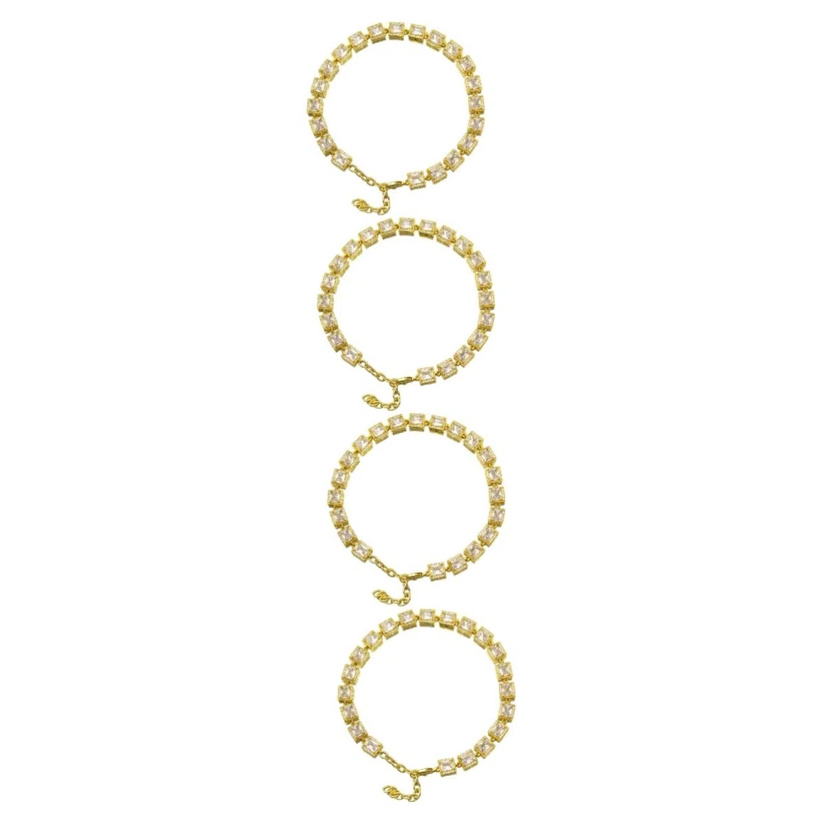 Supvox 4stücke Hundehalsband Aus Titanstahl Dekorative Hundekette Goldene Kubanische Glieder Für Kleine Und Mittelgroße Hunde Stilvolles Design Für Partys Und Besondere Anlässe