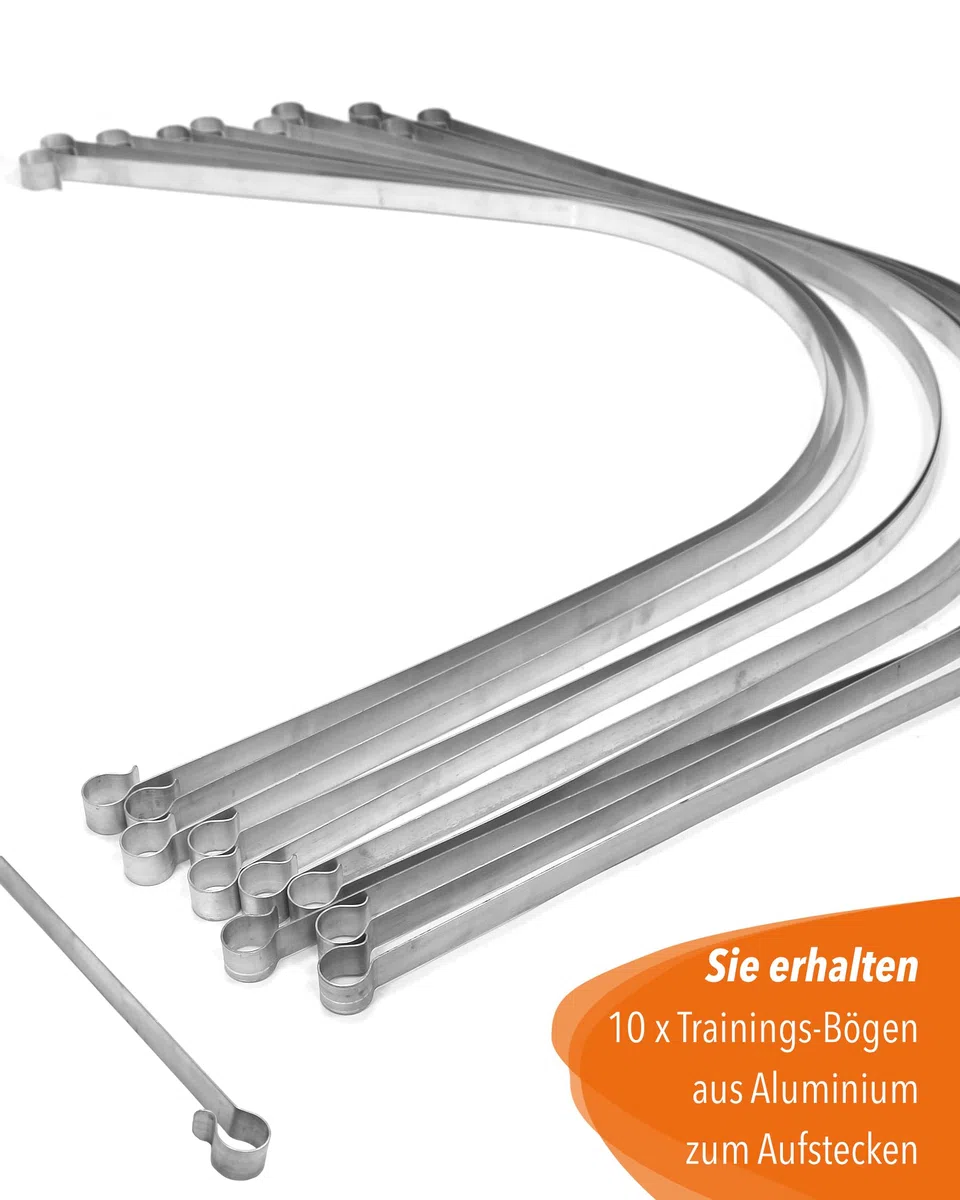 Trainingsbögen für Agility-Training – 10er-Set – für Stangen mit ø 32 mm – Slalomtraining
