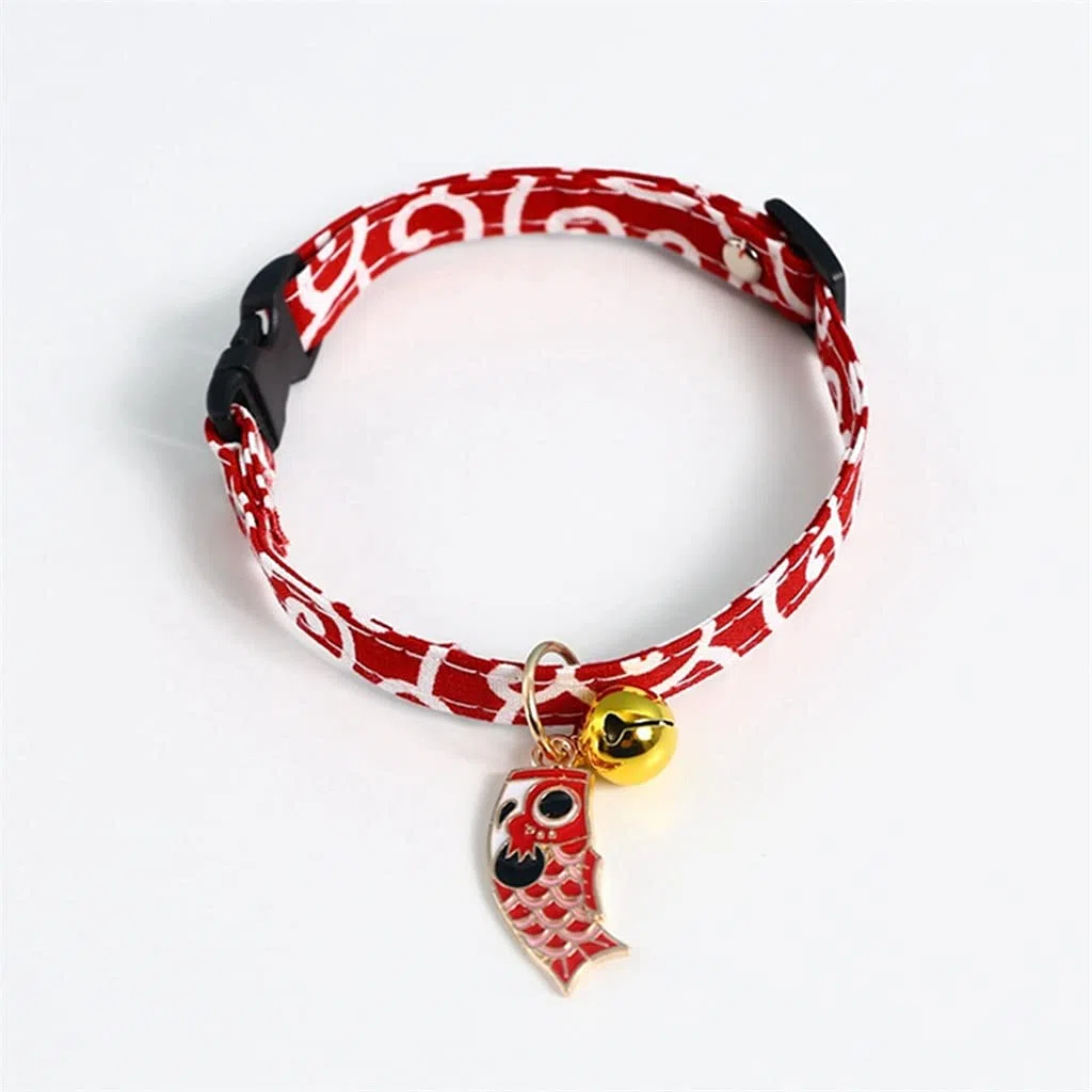 Niedliches Halsband für Katzen, Haustiere, mit Glocke, Katzenhalsband, verstellbar, für Sicherheitskätzchen, für Katzen, Welpen, Hunde (Farbe 3)
