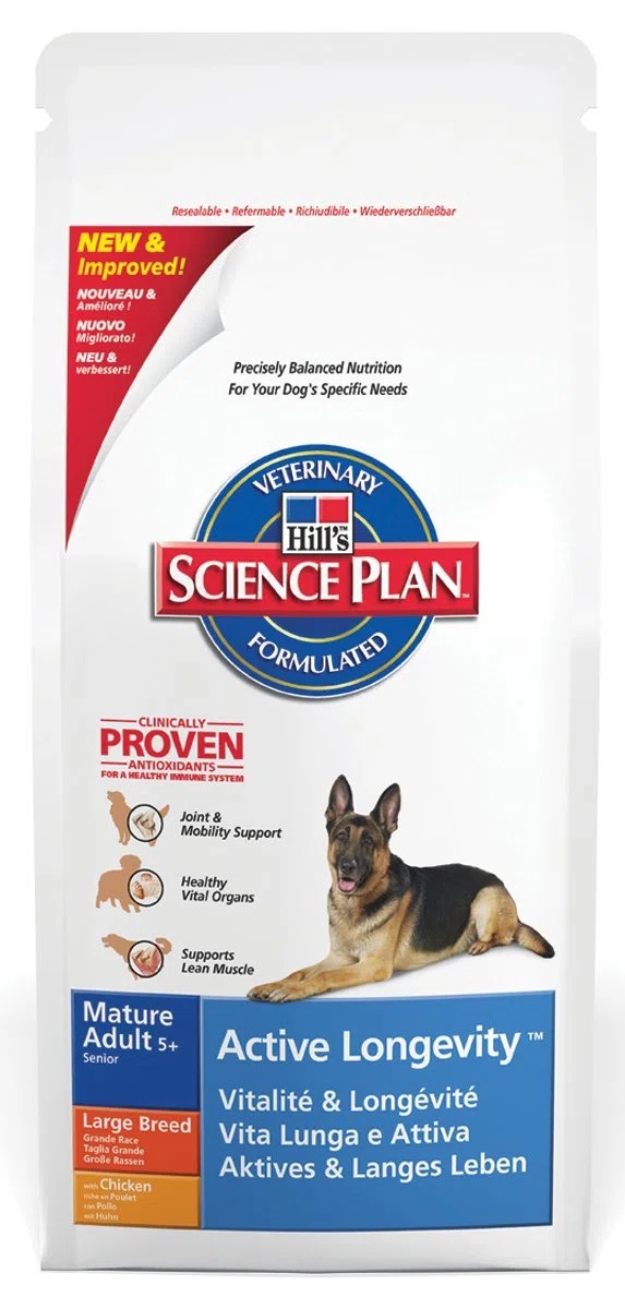 Hills Canine Senior Large Breed 5+ Huhn 12kg, 1er Pack (1 x 12 kg Packung)