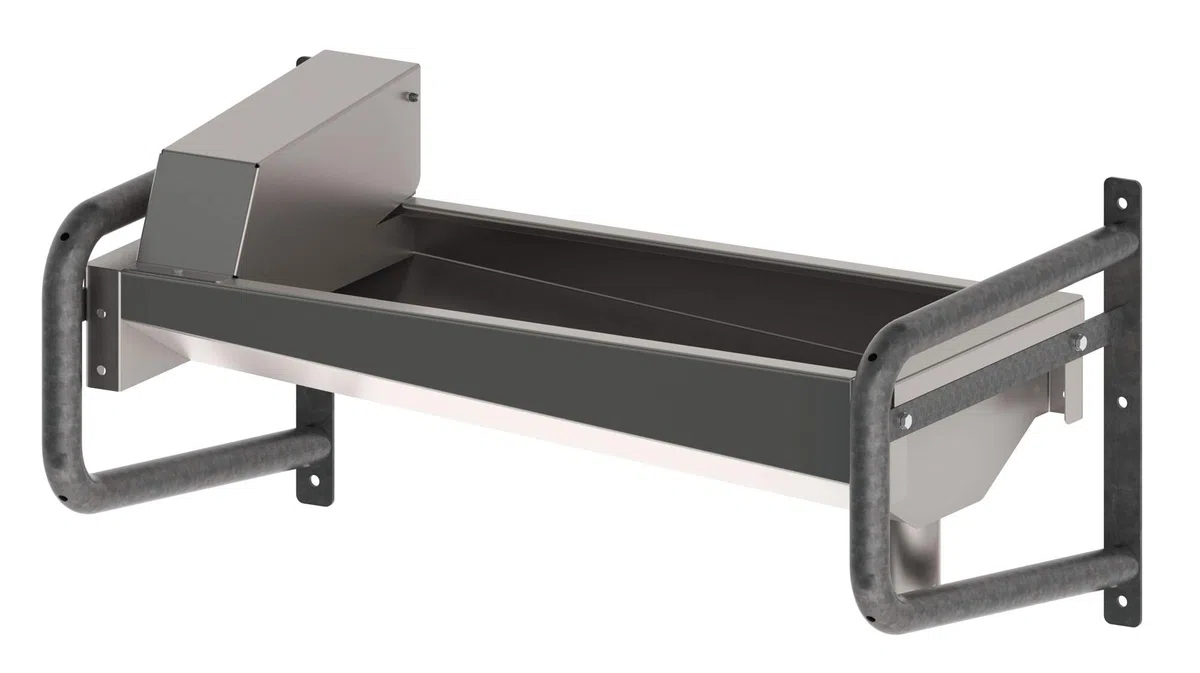 Kerbl Edelstahl-Trogtränke 100cm mit Bodengestell