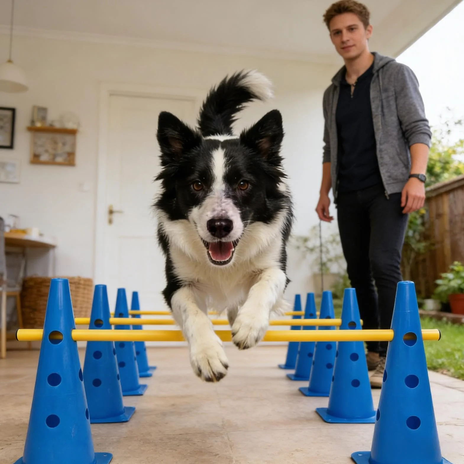 Generisch Hunde-Agility-Ausrüstung Robust und tragbar | Hürden--Set für Agility-Training für Zuhause, Garten, Park, Indoor, Welpen, kleine, mittlere, große Hunde