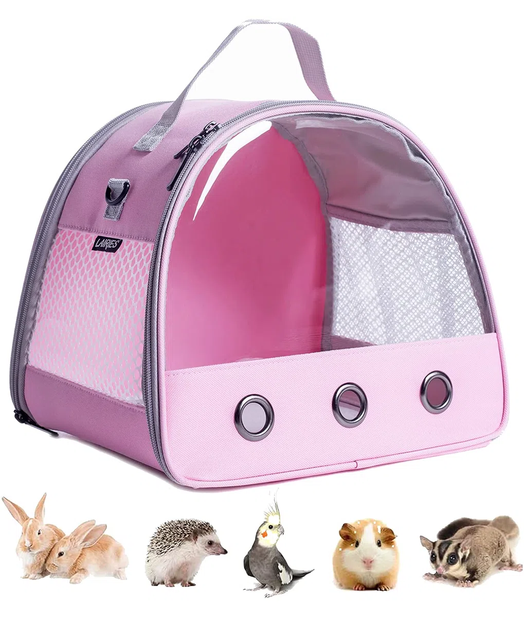 Meerschweinchen-Tragetasche, kleine Tiervogel Kaninchen Schildkröte Tragetasche, afrikanischer Igel tragbare Reise-Tragetasche im Freien Hangbag, Vogel Kaninchen Meerschweinchen Eichhörnchen Carrier