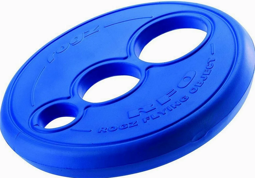 ROGZ RF01-B Flying Object Dog Throwing Disc Toy/Wurfspielzeug/Frisbee, blau