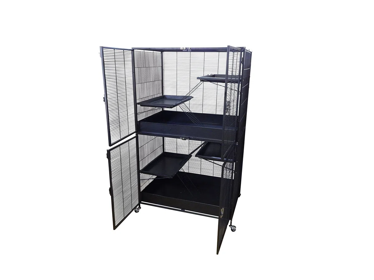 Zoo-Shop Nagerkäfig Rattenkäfig Maximus 94x63x158cm