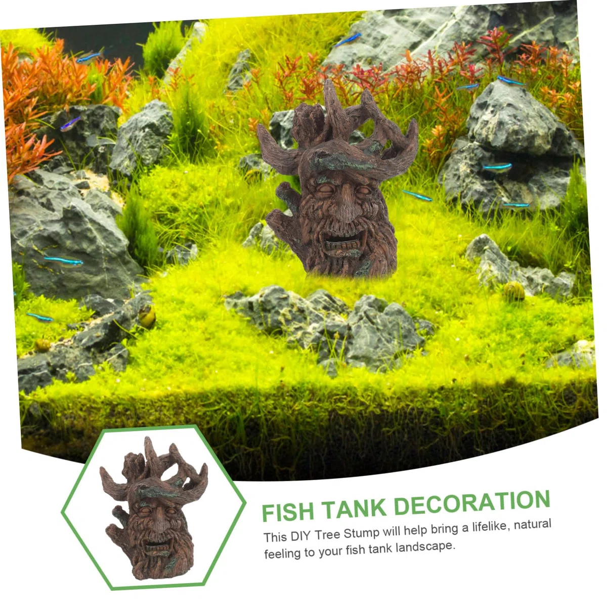 Toyvian 3 Stück Fischtank Landschaftsbau Baumwurzeln Wurzel Stammverzierung Für Aquarien Aquarium-stamm- Reptilienversteck Aus Holzstamm Gefälscht Aquariumdekor Dekorationen Tank Harz