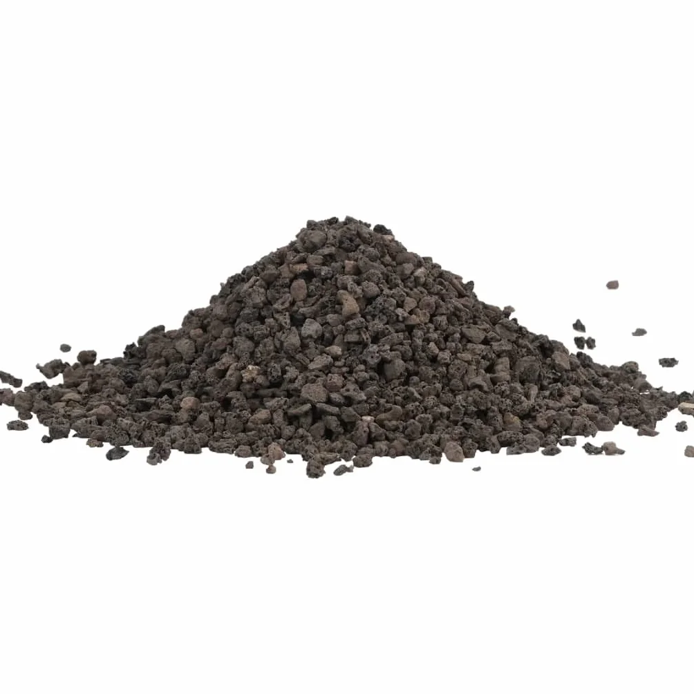Basalt Kies schwarz 25 kg 5 bis 8 mm Bodengrund Substrat für Aquarium Aquaristik, fördert Pflanzenwachstum und Wurzelbildung, wasserneutral, dekorativ für Becken und Garten