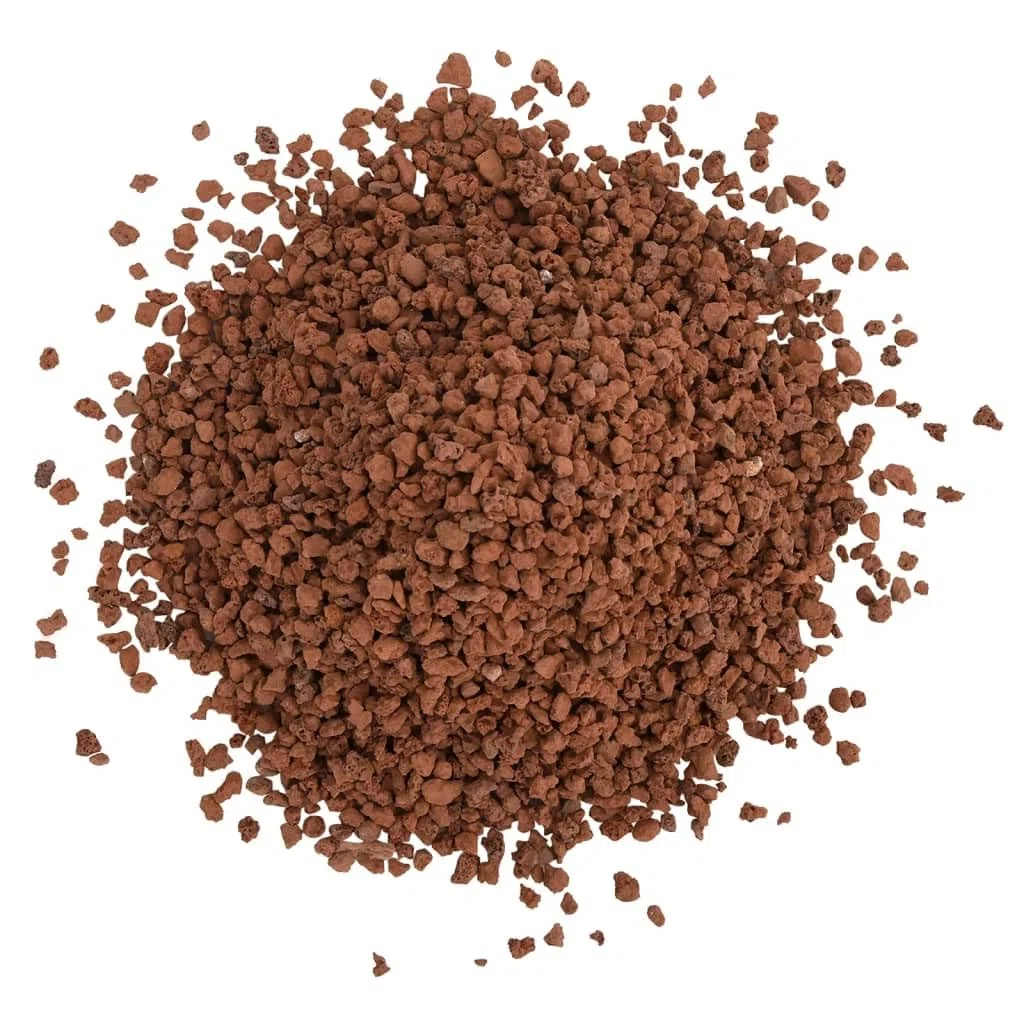 Lavagranulat 10 kg Rot Vulkangestein 5-8 mm für Aquarium Deko, Aquascaping Zubehör, biologischer Filter und natürliche Unterwasserwelt im Süßwasserbecken