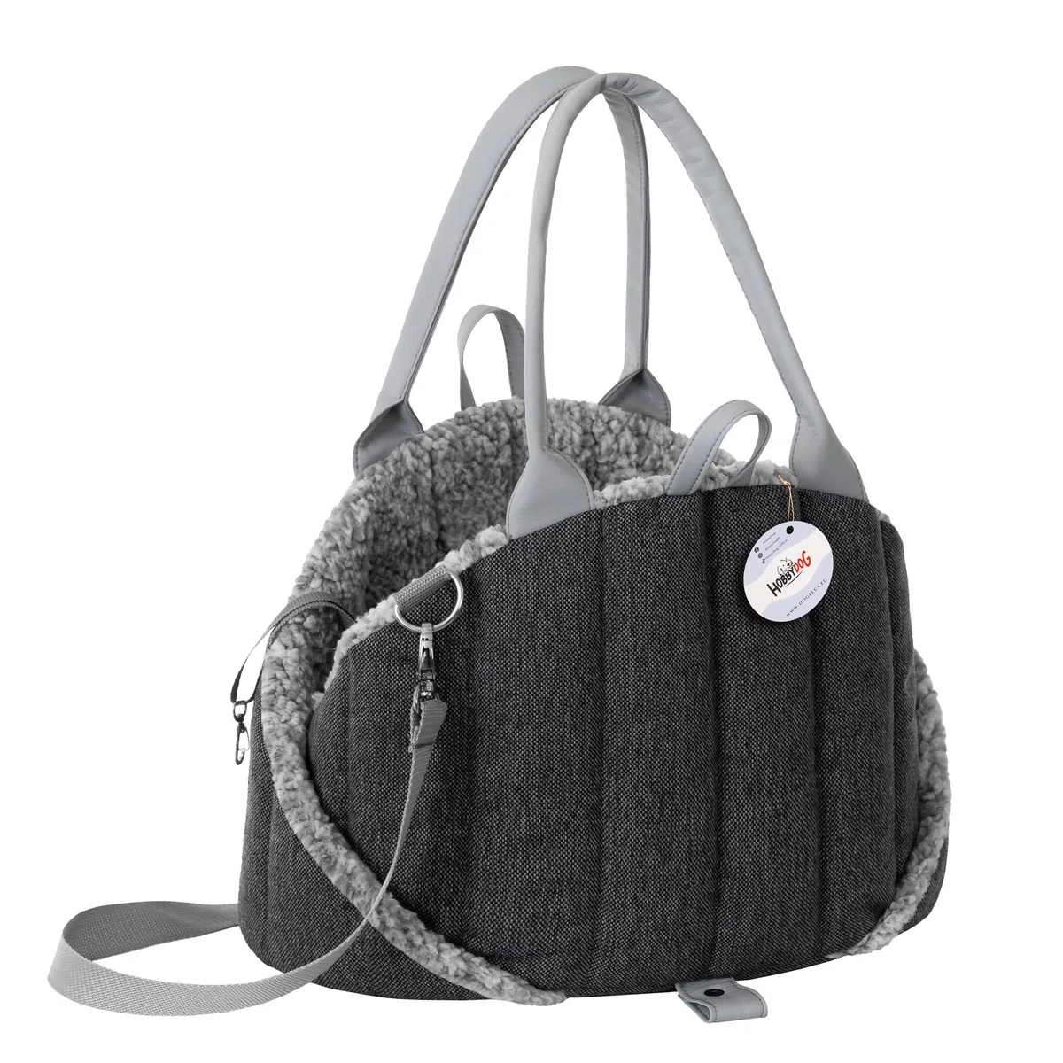 Hundetasche, Tragetuch, Tragetasche, Haustier, Transporttasche, Höhenverstellbar, Hundezubehör, Transportbox, Reise, 38x24x28 cm, Schwarz Inari
