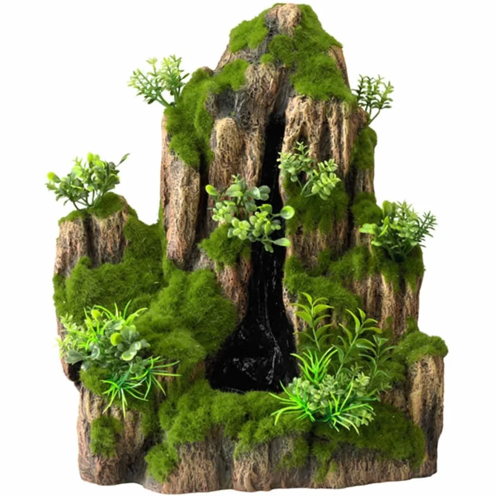 Aquariumdekoration Wayterfall Moss Rock, S, 1 Way