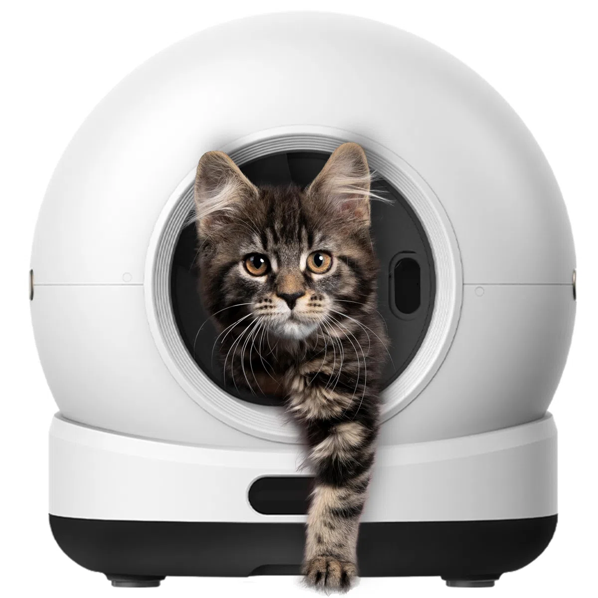 Selbstreinigende Katzentoilette, 82L Katzenklo Selbstreinigend mit App – Inkl. Katzenklo-Matte & 3 Rollen Müllbeutel – XXL - Zedar K1200
