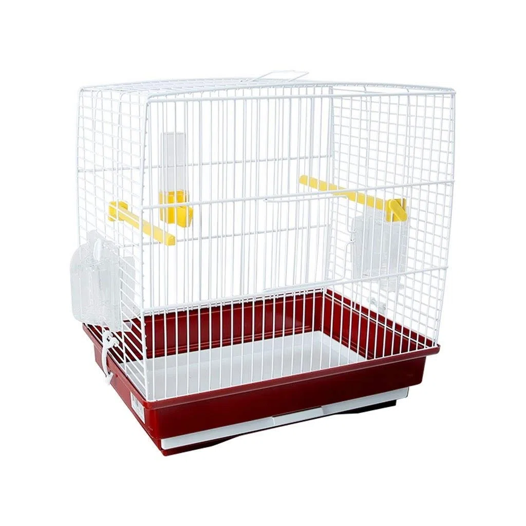 Vogelkäfige, Vogelkäfige Großer Vogelkäfig Edelstahl-Vogelkäfig Papageienkäfig Drossel Taube Villa Tragbar Kleine Vögel Reisekäfig Tierheim Vogelkäfig Vogelkäfig Tragbar (Color : Green) (Color : Brow