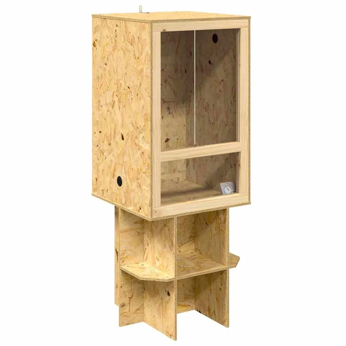 OSB Terrarium für Reptilien & Nagetiere - Rustikal & Stilvoll - 100x100x100cm Model3397888