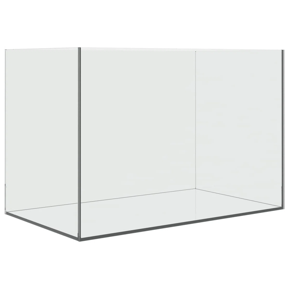 Aquarium 60 x 35 x 40 cm Glasbecken Rechteckig Glaskasten für Fische und Pflanzen Transparent