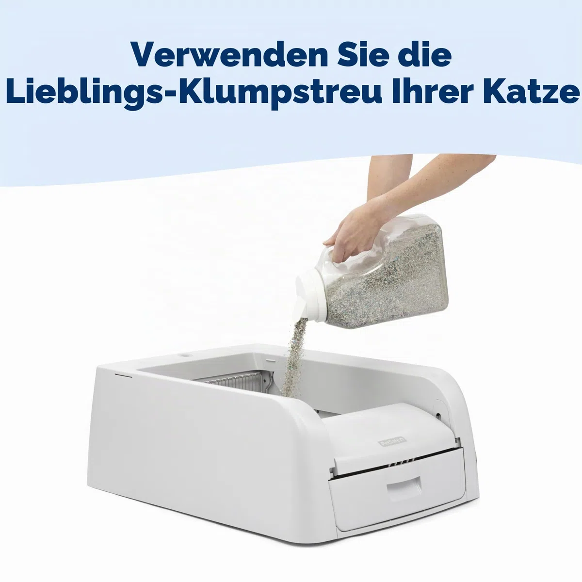 PetSafe ScoopFree Klumpen Selbstreinigende Katzentoilette für Klumpstreu - Hervorragende Geruchskontrolle - Nie Wieder Streu schaufeln - Für Einzel- und Mehrkatzenhaushalte | Automatisches Rechen Klumpstreu, schließt Gerüche ab, leerer Abfalleimer wöchent