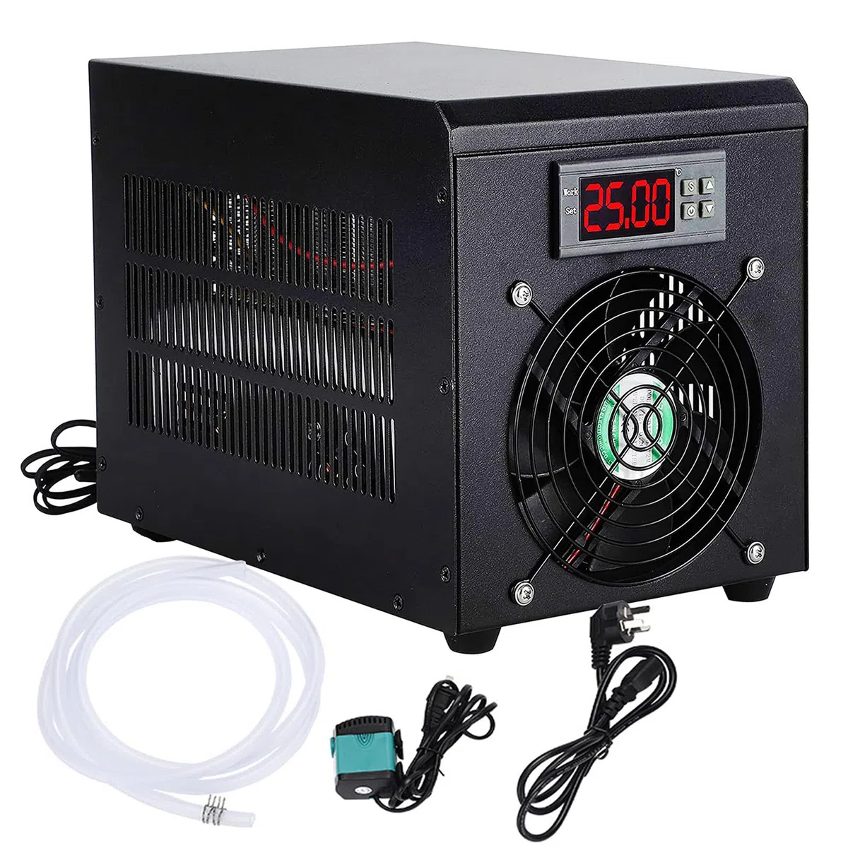 180W AquarienküHler, 6 L Kleines Thermostataquarium FüR Den Heimgebrauch, AquarienküHler Und -Heizung, Schnelle WäRmeableitung, FüR Meerwasser/SüßWasserhydrokultur,Cooling