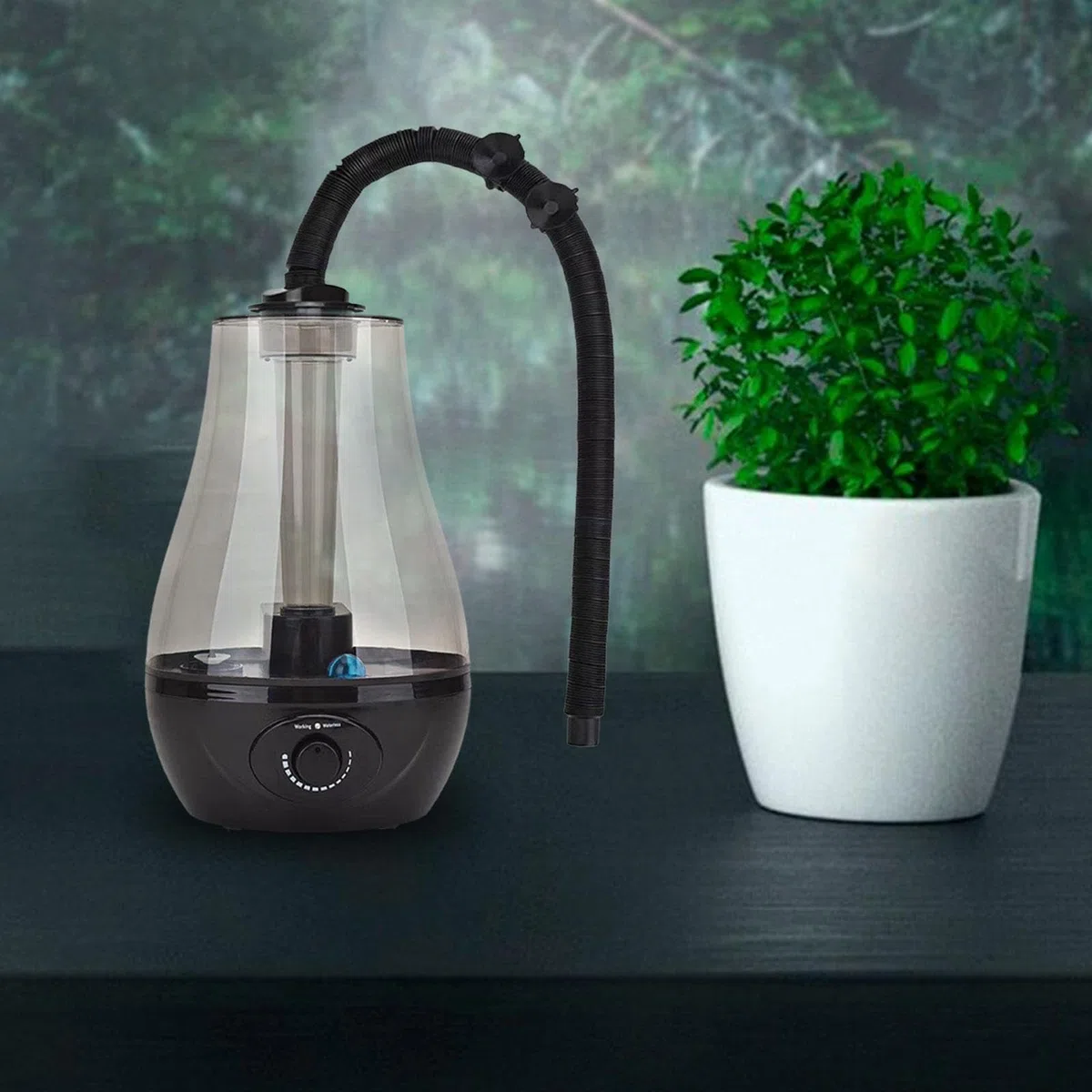 perfk Reptilien-Nebelmaschine Mister Reptile Fog Quiet 3L Reptilien-Luftbefeuchter Terrarien Luftbefeuchter für Reptilien Terrarium Tank Schildkröte,StilA