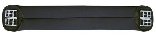 HKM 6281 Softoprensattelgurt, Sattelgurt Softopren Rollenschnallen, Schwarz, 95