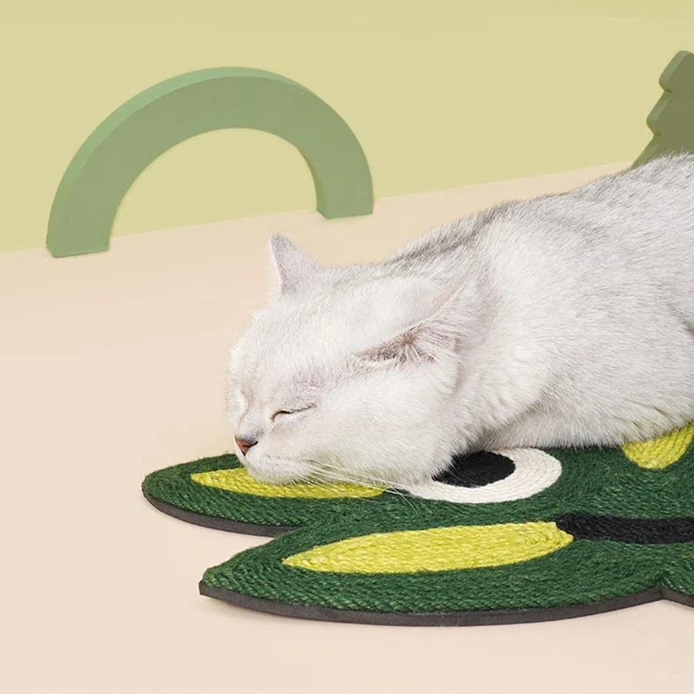 Kratzbretter Katze Kratzmatte Für Katzen Aus Natürlichem Sisal, Kratzmatte Für Katzen, Anti-Kratz-Sofaschutz, Krallenschärfer Katzen Kratzmöbel(45 * 40cm)