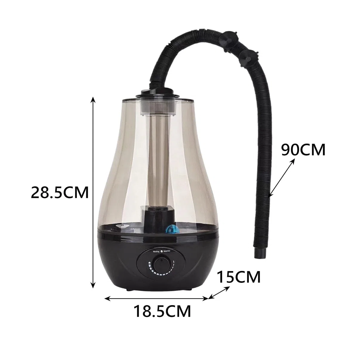 perfk Reptilien-Nebelmaschine Mister Reptile Fog Quiet 3L Reptilien-Luftbefeuchter Terrarien Luftbefeuchter für Reptilien Terrarium Tank Schildkröte,StilA