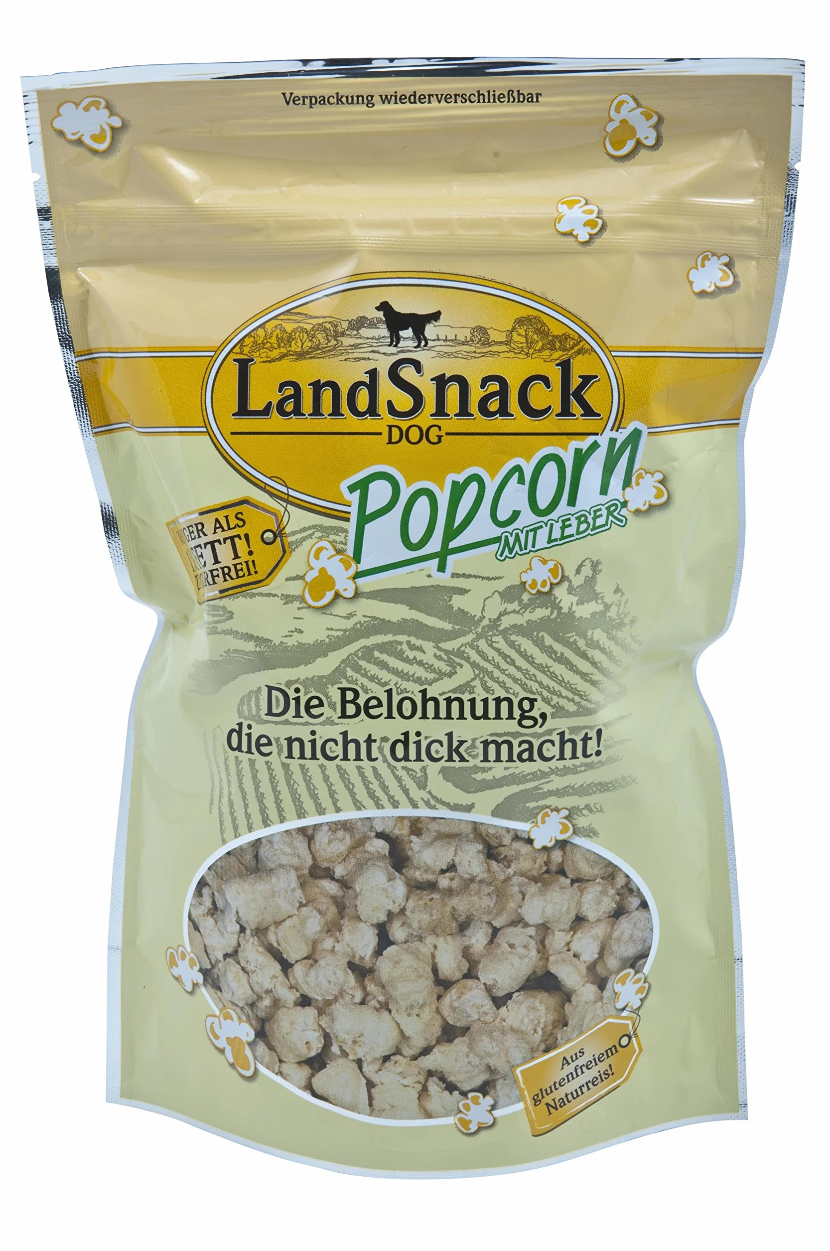 LandSnack Hundepopcorn mit Leber 12 x 100g