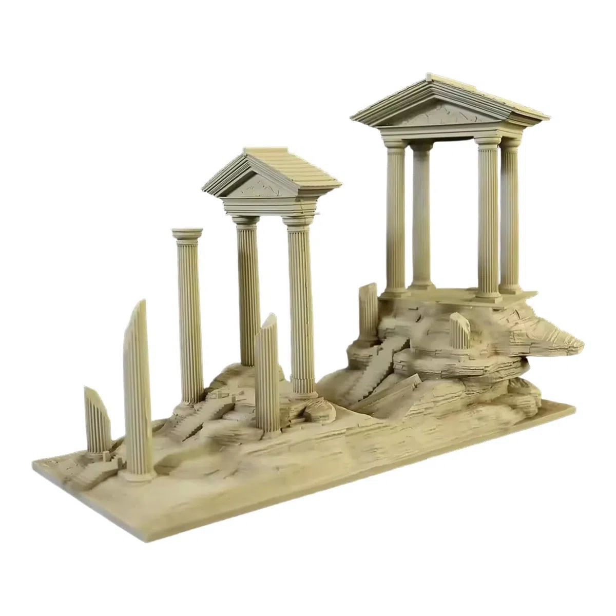 Römische Säule Dekoration Harz Römische Säule Dekor Mini Aquarium Zubehör