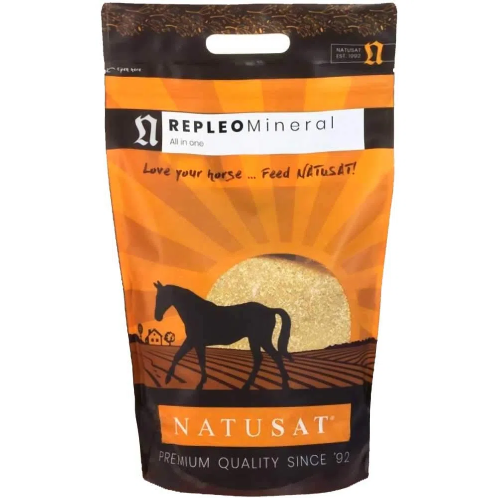NATUSAT Repleo Mineral - Mineralfutter für Pferde, Stoffwechsel, Pferdefutter (10 kg)