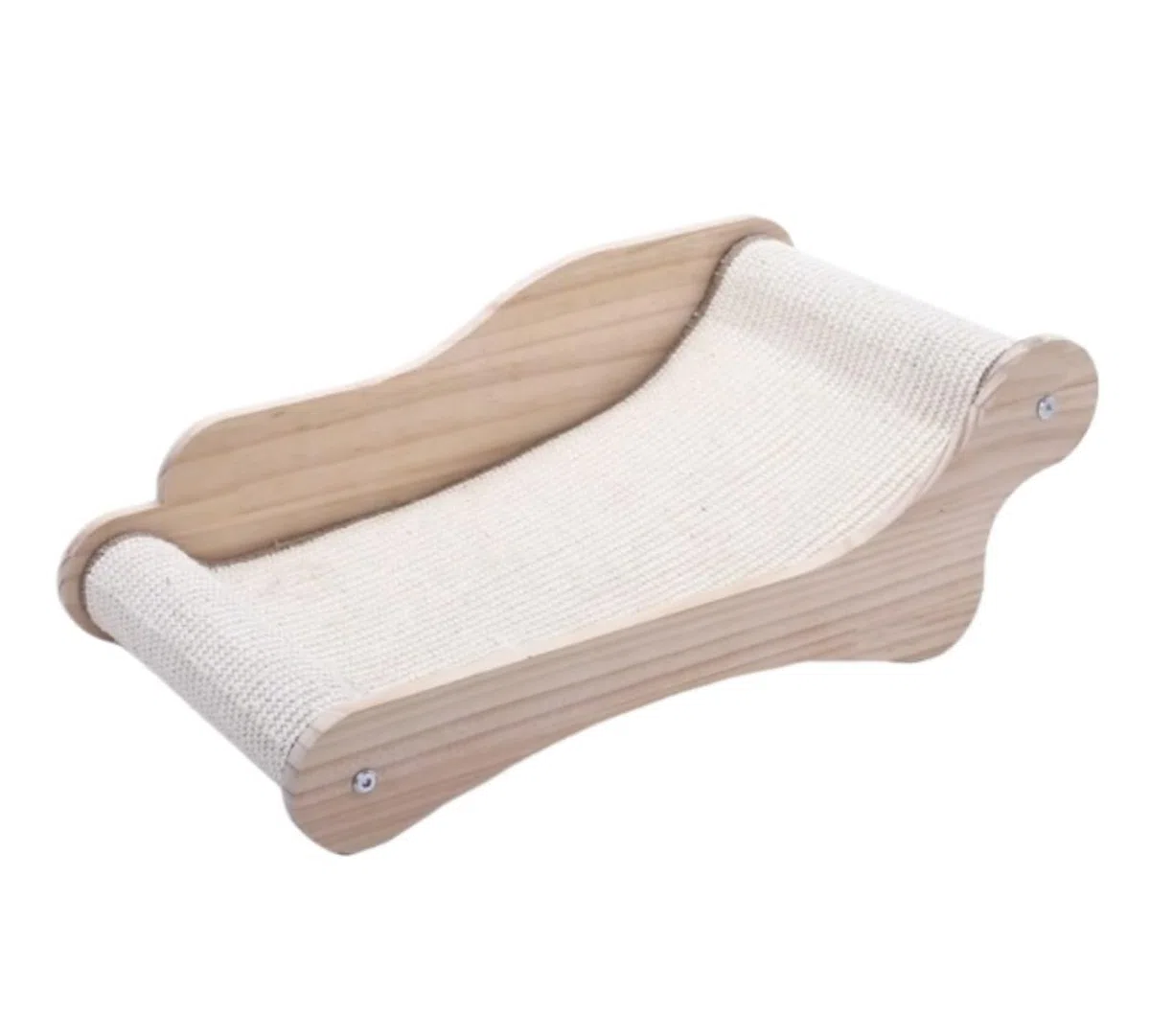 Katzen Kratzbrett Katzenkratzbrett Holz Katzenkratzer Sommer Katzenbett Katzenkratzer for Hauskatzen Schützt Teppiche und Sofas(64x38x21.7cm)