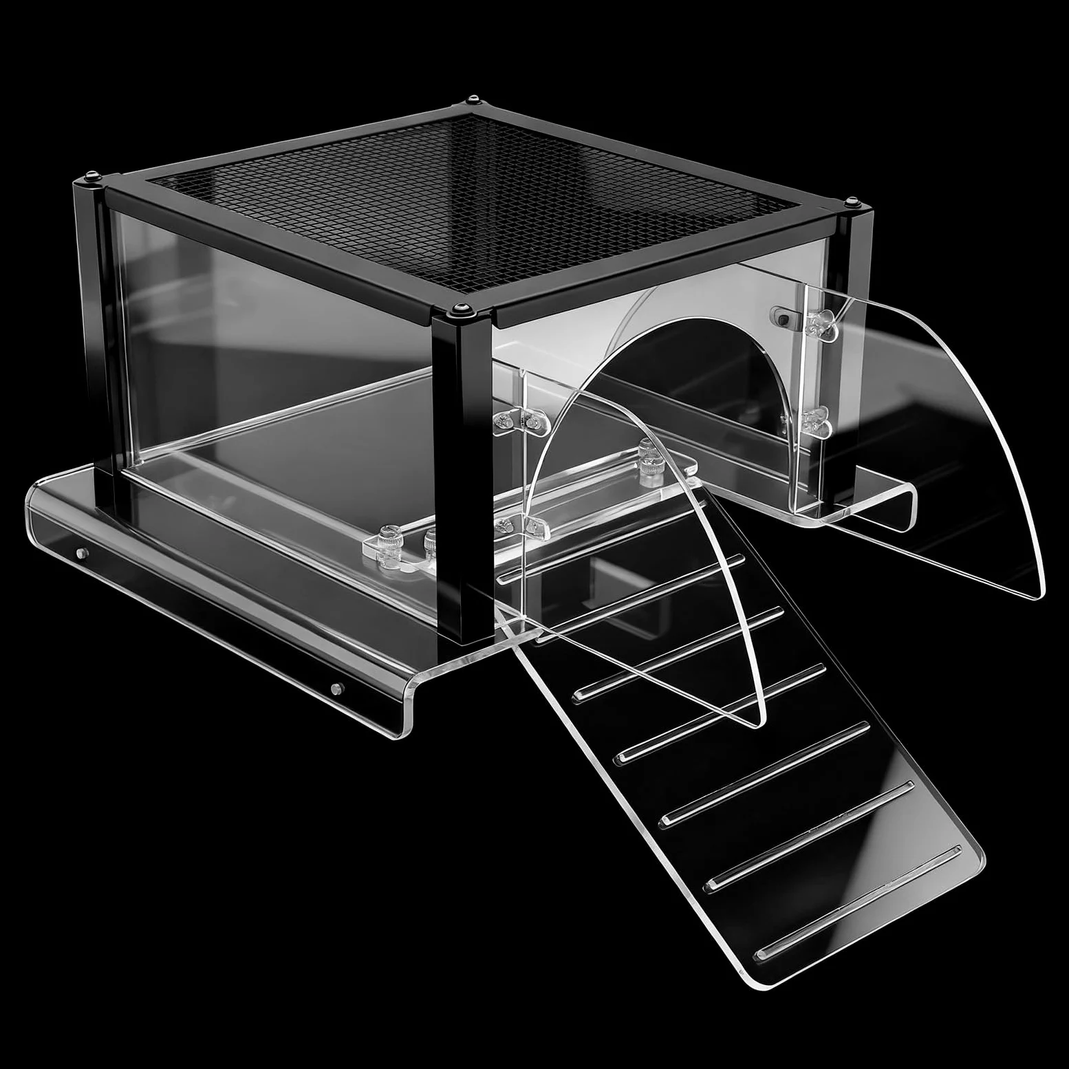 Schildkrötenaufsatz, Sonnenplattform für Wasserschildkröten, Passendes Aquarium Breite 25-34cm, Schildkröten Terrarium, Schildkrötenhaus, Turtle Dock Ruheplatz, Wasserschildkröten Aquarium Zubehör