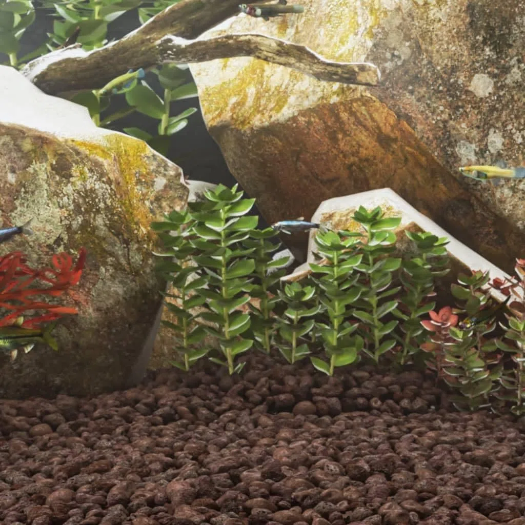 Lavagranulat 25 kg Rot 3-5 cm, Aquarium Deko, Aquarium Steine, Soil Aquarium - 155314