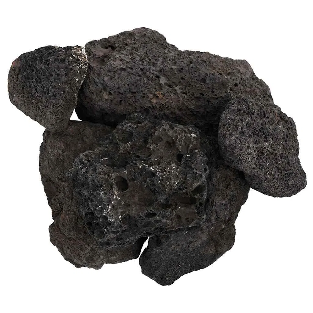 Lavagranulat 10 kg Schwarz 10-30 cm, natürlicher biologischer Filter für Aquarium, verbessert Wasserqualität und Sauerstoffgehalt, geeignet für Süß- und Salzwasser sowie Gärten