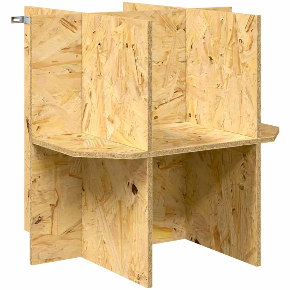 Terrarium aus OSB 50 x 50 x 150 cm für Reptilien und Nager - Großes Reptilienterrarium mit Glasschiebetüren und Thermometer