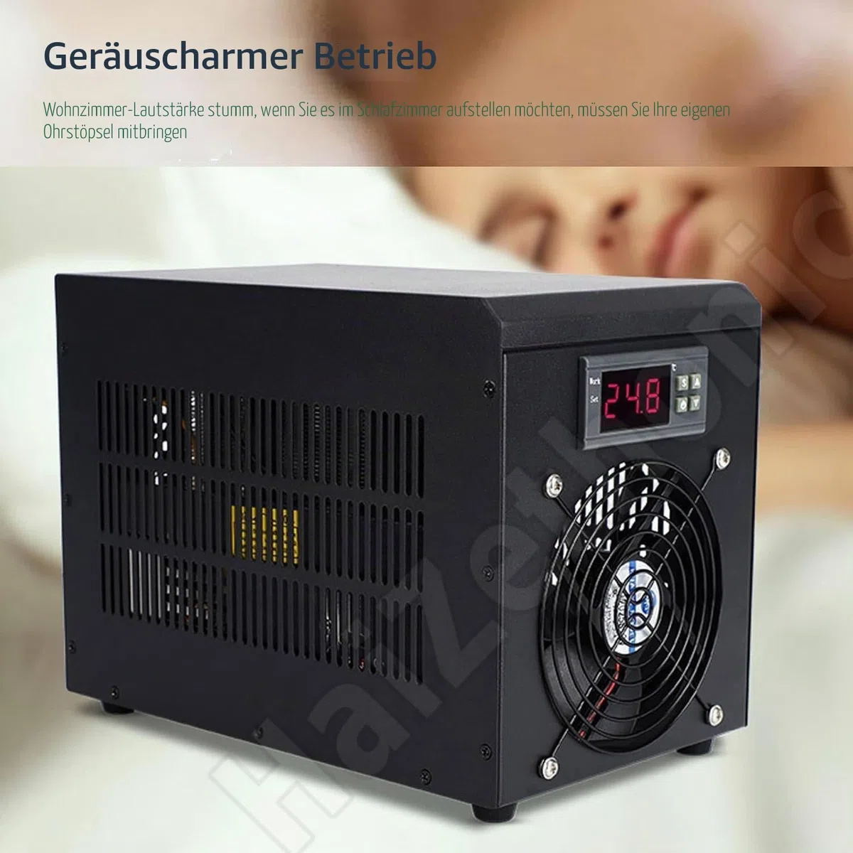 Wassertankkühler Wasserkühlung, Einstellbarer Kühler, Hydrokultur-Kühler,Kompressor Kühlkühler,Kühler Für 60l/160l/300l,Kühler, Für Hydrokultur-System,Korallenriff Tank 60L