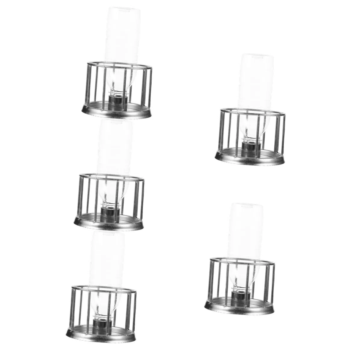 Kisangel 5stücke Turtle Pet Feeding Dish Edelstahl Tortoise Wasserbehälter Für Reptilien Spritzschutz Für Sauberes Wasser Praktischer Trinkbehälter Für Schildkröten Und Reptilien