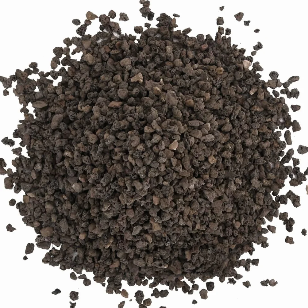 Basalt Kies schwarz 25 kg 5 bis 8 mm Bodengrund Substrat für Aquarium Aquaristik, fördert Pflanzenwachstum und Wurzelbildung, wasserneutral, dekorativ für Becken und Garten