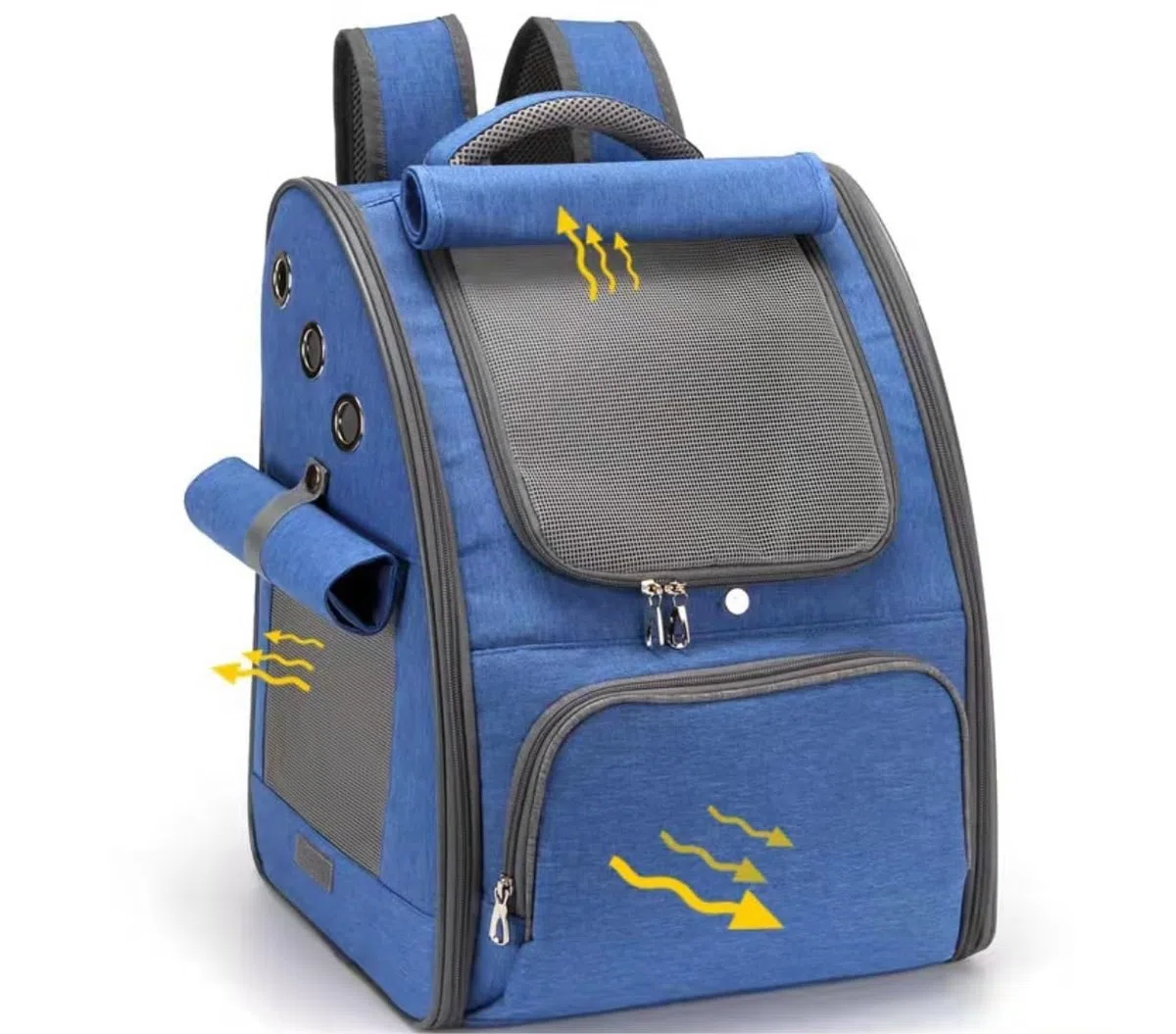 Haustier Transporttasch Rucksack Für Kleine Katzen, Hunde, Tragetasche, Tragbar, Für, Reisen, Kätzchen, Warm, Für Spazierengehen, Katzenrucksack, Haustierbedarf Spaziergänge Freien(C)