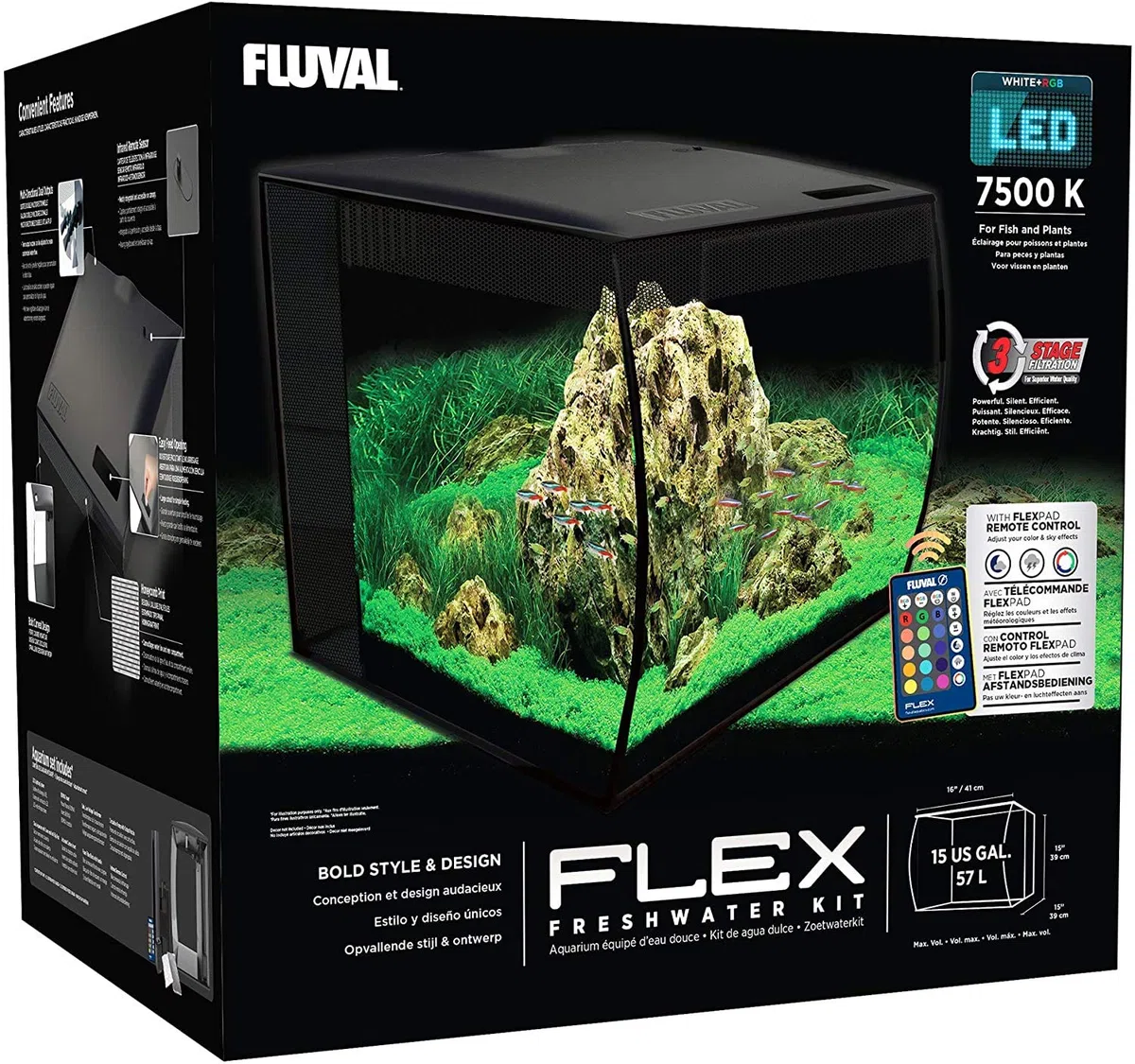Fluval Aquarien, 1er Pack (1 x 4000 g)