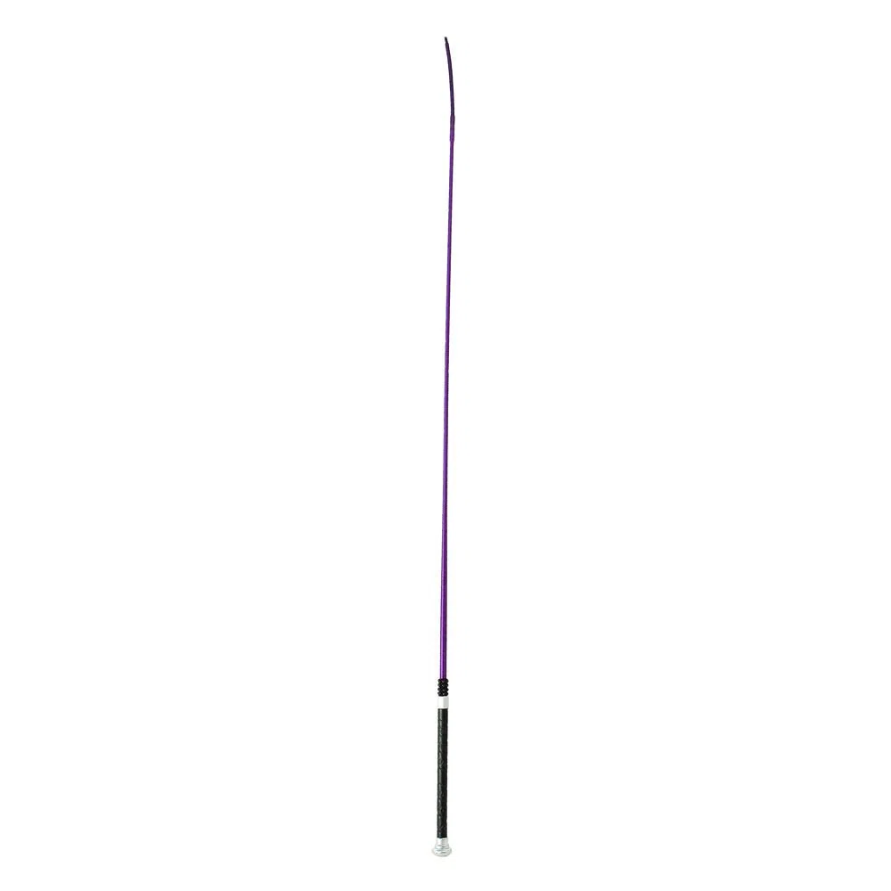Horze Lightweight Dressage Whip with Bling and Leather Grip Handle
