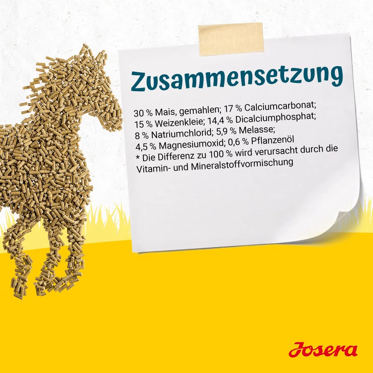 JOSERA Joker Mineral 15 kg Premium Pferdefutter Mineralfutter für alle Rassen